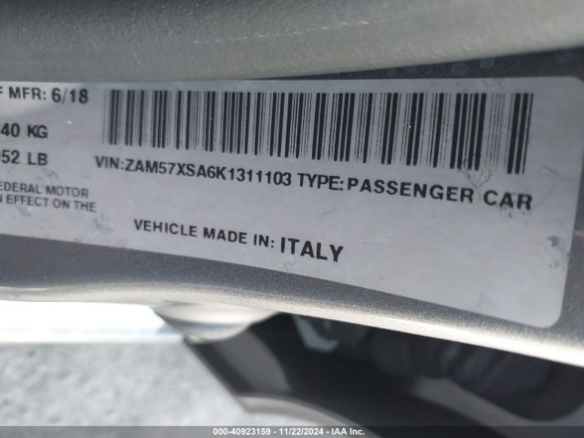 ZAM57XSA6K1311103 Maserati Ghibli