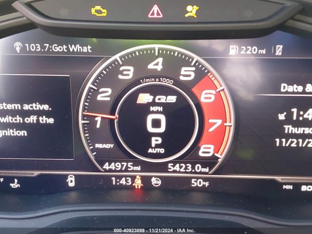 WA1B4AFY4L2111301 Audi Sq5 Premium Plus Tfsi Quattro Tiptronic