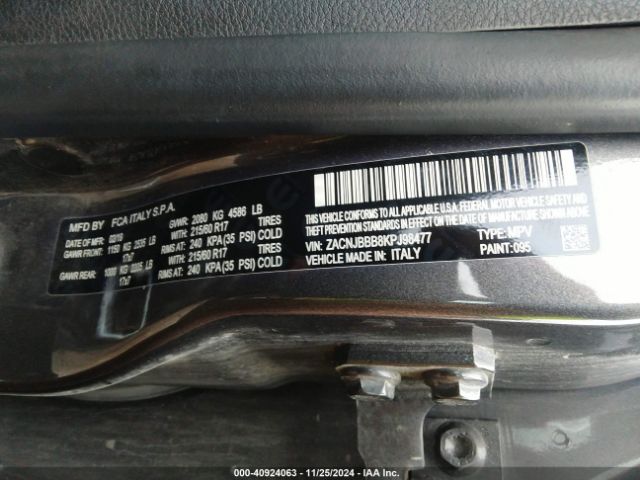 ZACNJBBB8KPJ98477 Jeep Renegade Latitude 4x4