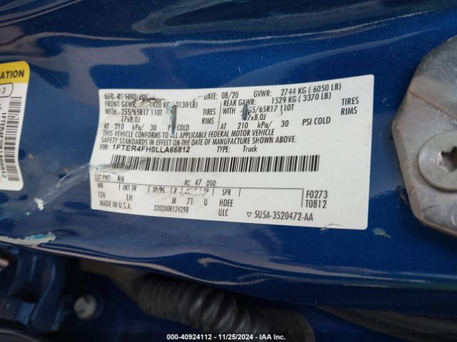 1FTER4FH0LLA66812 Ford Ranger Xlt