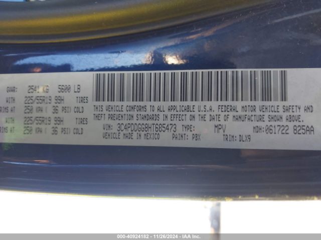 3C4PDDGG8HT685473 Dodge Journey Crossroad Plus Awd