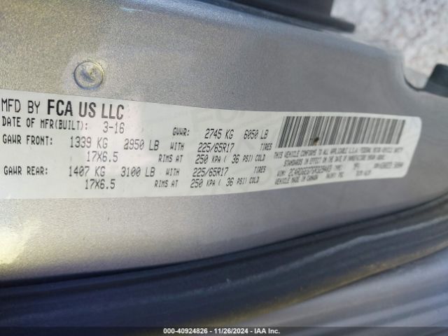 2C4RDGEG7GR329403 Dodge Grand Caravan R/t