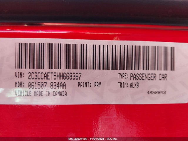 2C3CCAET5HH668367 Chrysler 300C