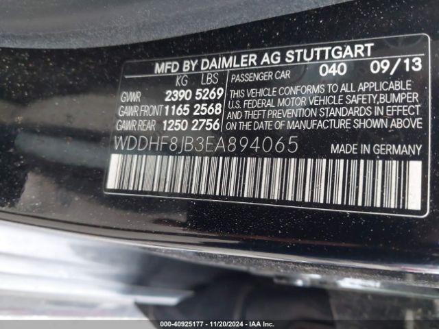 WDDHF8JB3EA894065 Mercedes-Benz E 350 4matic