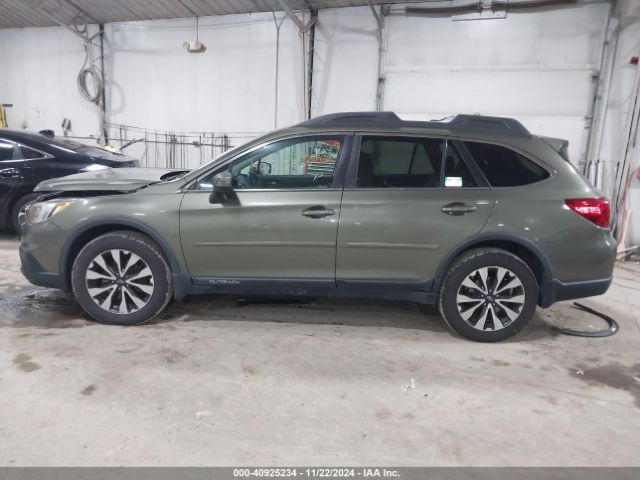 4S4BSANC1F3342801 Subaru Outback 2.5i Limited