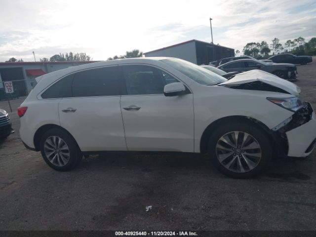 5FRYD4H48FB007308 Acura Mdx Technology Package