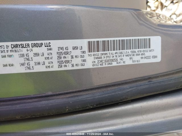 2C4RC1BG0ER382526 Chrysler Town & Country Touring