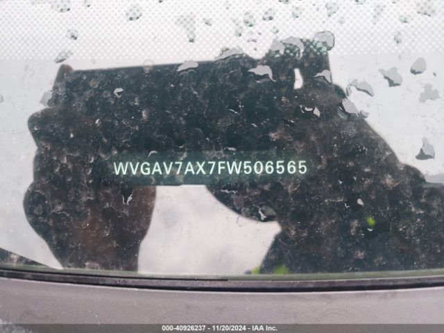 WVGAV7AX7FW506565 Volkswagen TIGUAN S