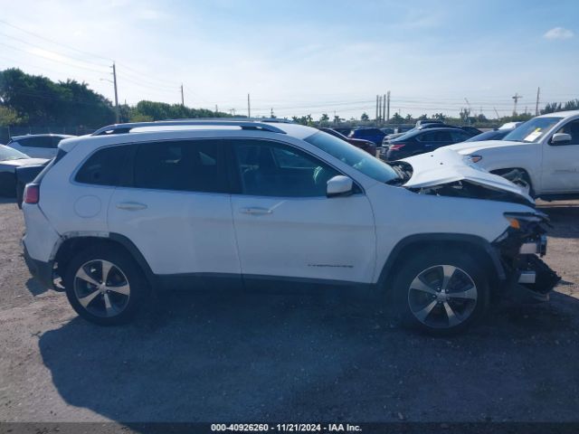 1C4PJLDB0KD325249 Jeep Cherokee Limited Fwd