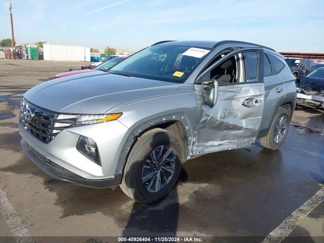 KM8JBCD11RU220655 Hyundai Tucson Hybrid Blue