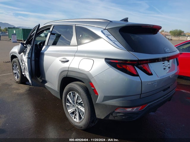 KM8JBCD11RU220655 Hyundai Tucson Hybrid Blue