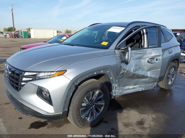 KM8JBCD11RU220655 Hyundai Tucson Hybrid Blue