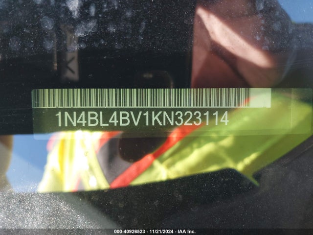 Nissan Altima 2.5 S 2019 1N4BL4BV1KN323114 Image 9