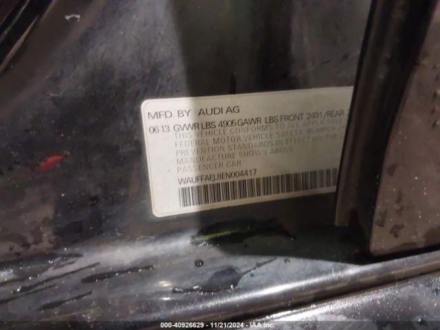WAUFFAFL8EN004417 Audi A4 2.0t Premium