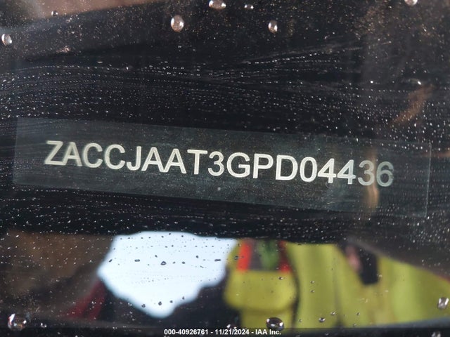 ZACCJAAT3GPD04436 Jeep Renegade Sport