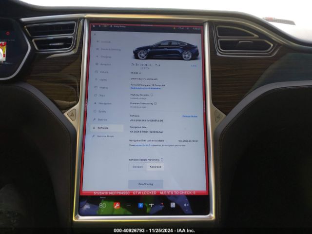 5YJSA1H14EFP64550 Tesla Model S P85