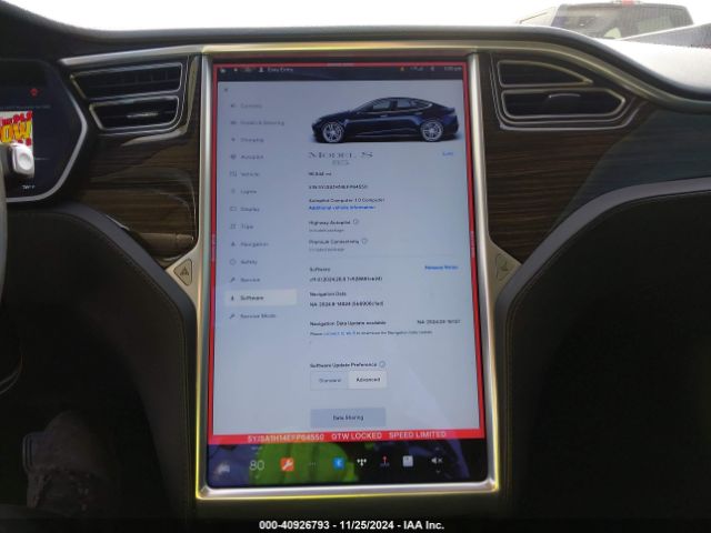5YJSA1H14EFP64550 Tesla Model S P85