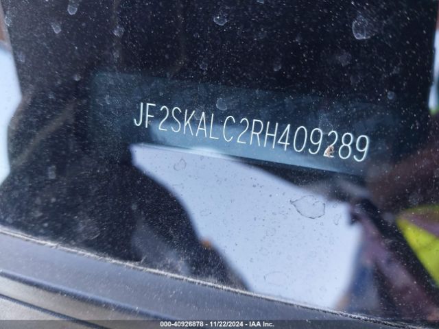 JF2SKALC2RH409289 Subaru Forester Limited