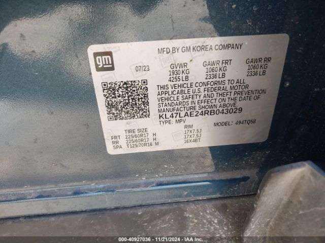 KL47LAE24RB043029 Buick Envista Preferred Fwd