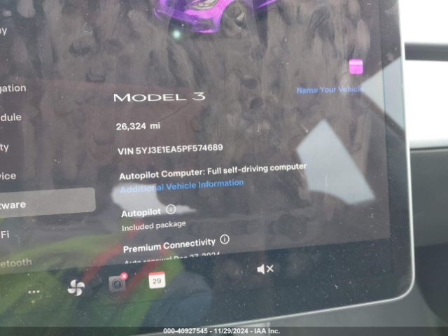 5YJ3E1EA5PF574689 Tesla Model 3 Rear-wheel Drive