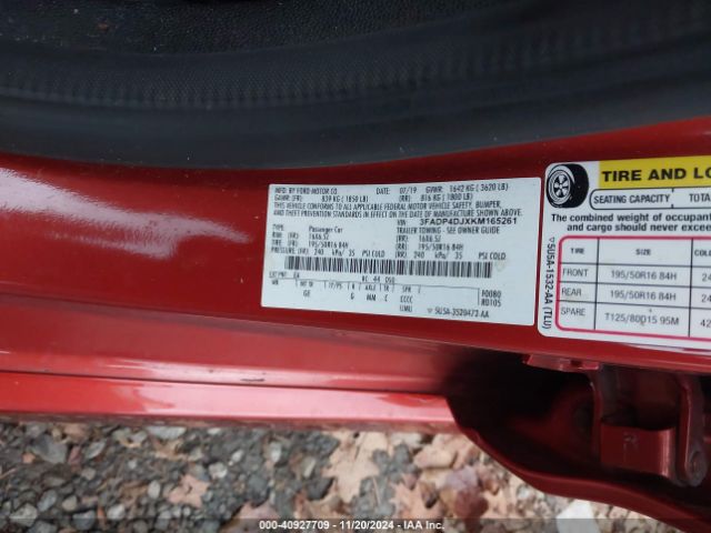 3FADP4DJXKM165261 Ford Fiesta St Line