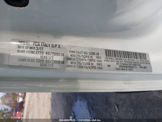 ZFBERFAB2H6G03724 RAM Promaster City Tradesman