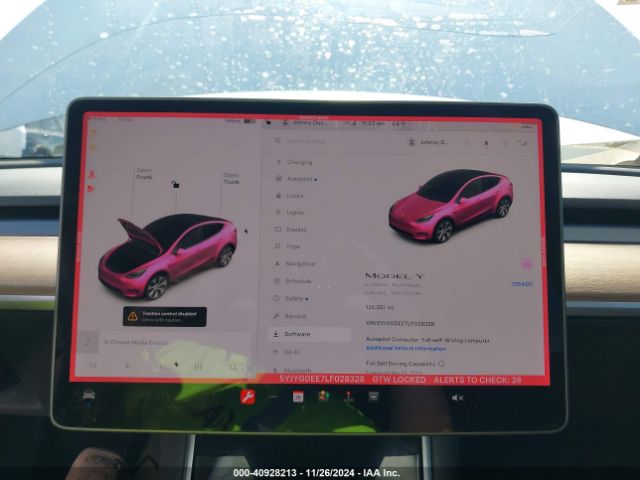 5YJYGDEE7LF028328 Tesla Model Y Long Range Dual Motor All-wheel Drive