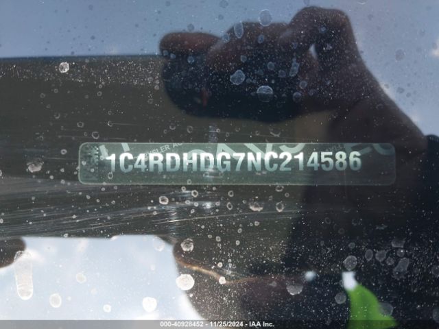 1C4RDHDG7NC214586 Dodge Durango Gt Plus Rwd