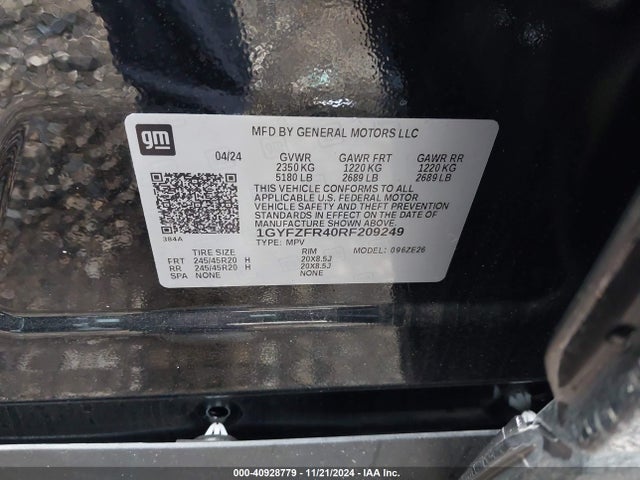 2024 CADILLAC XT4 1GYFZFR40RF209249 Photo 8