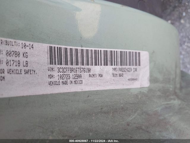 3C3CFFBR1FT576190 Fiat 500 SPORT