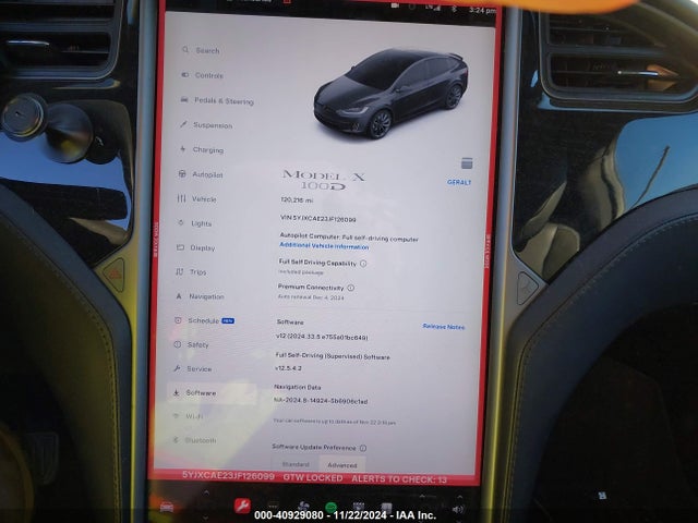 2018 TESLA MODEL X 5YJXCAE23JF126099 Photo 6