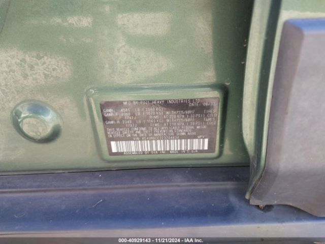 4S4BRBCC2E3204834 Subaru Outback 2.5i Premium