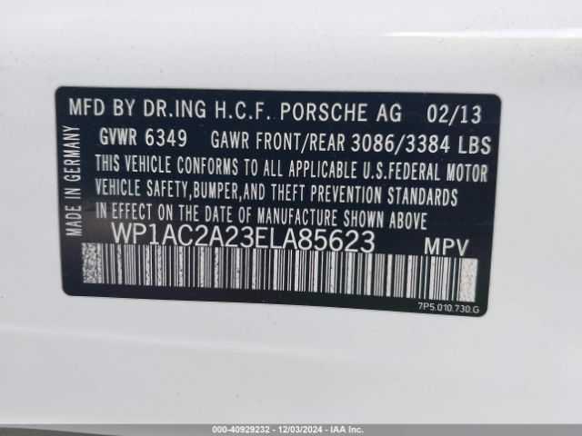 2014 PORSCHE CAYENNE WP1AC2A23ELA85623 Photo 8