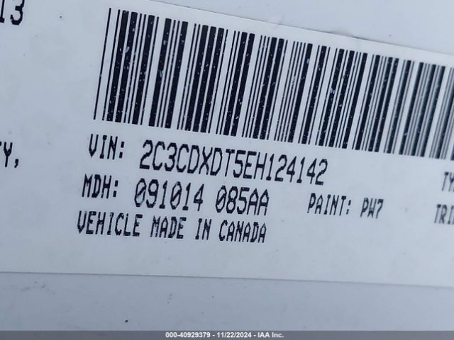 2C3CDXDT5EH124142 Dodge Charger R/t Plus