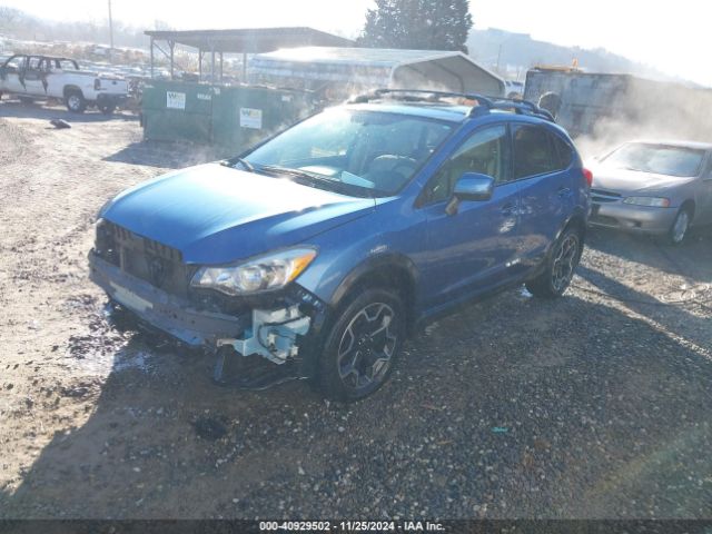 JF2GPAKCXE8293469 Subaru Xv Crosstrek 2.0i Limited