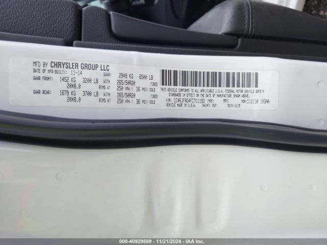 1C4RJFAG4FC711193 Jeep Grand Cherokee Altitude