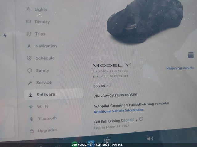 2023 TESLA MODEL Y 7SAYGAEE8PF610509 Photo 6