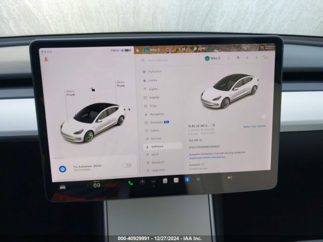 5YJ3E1EB9KF406992 Tesla Model 3 Long Range/performance