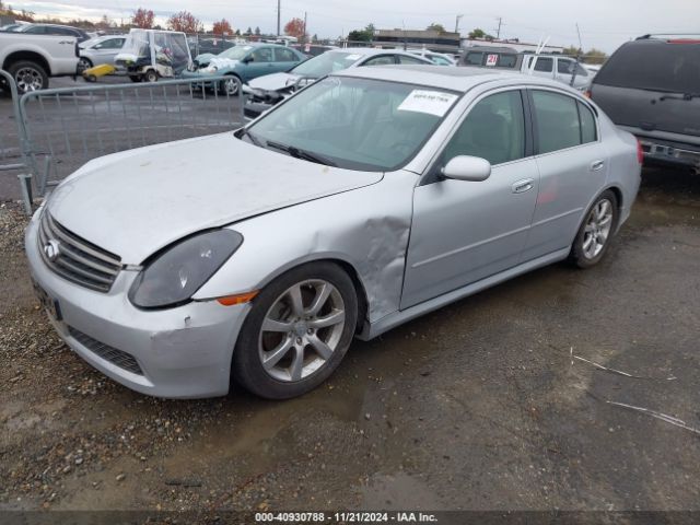 40930788 :رقم المزاد ، JNKCV51E36M520943 vin ، 2006 Infiniti G35 مزاد بيع