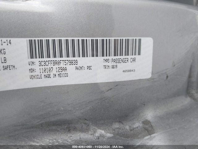 2015 FIAT 500 3C3CFFBR0FT579839 Photo 8
