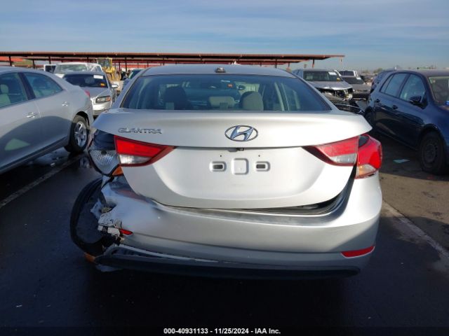 KMHDH4AE8GU575876 Hyundai ELANTRA SE