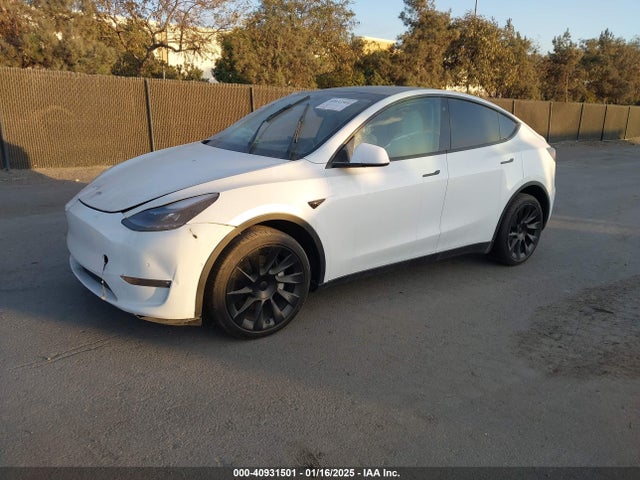 2022 TESLA MODEL Y 7SAYGDEE1NF554234 Photo 1