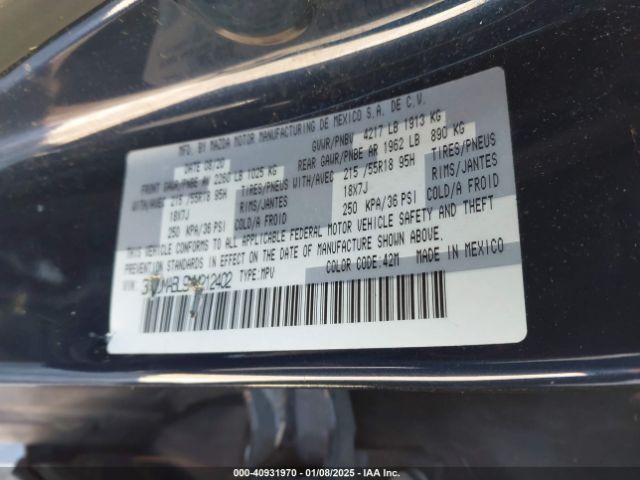 3MVDMABL9MM212402 Mazda Cx-30 Select