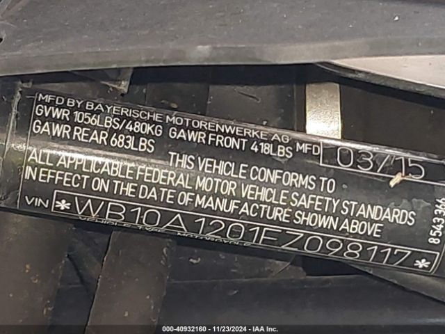 2015 BMW R1200 WB10A1201FZ098117 Photo 9