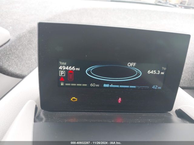 WBY1Z4C55EVX63259 BMW I3 Base W/range Extender