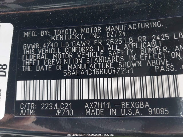 58AEA1C16RU047251 Lexus Es 300h Luxury