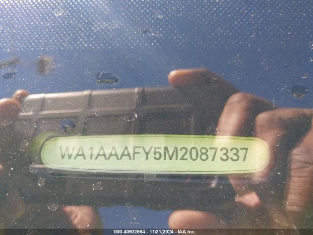 WA1AAAFY5M2087337 Audi Q5 Premium 45 Tfsi Quattro S Tronic