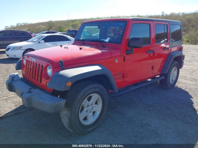 1C4BJWDG2JL897547 Jeep Wrangler Jk Unlimited Sport S 4x4