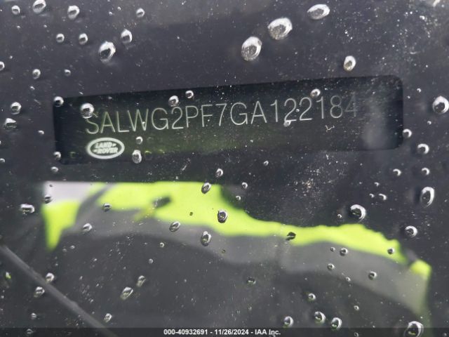 SALWG2PF7GA122184 Land Rover Range Rover Sport 3.0l V6 Supercharged Se