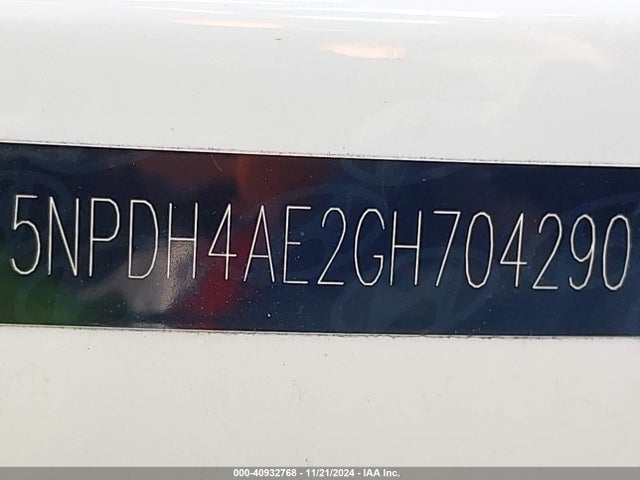 Hyundai ELANTRA SE 2016 5NPDH4AE2GH704290 Image 9